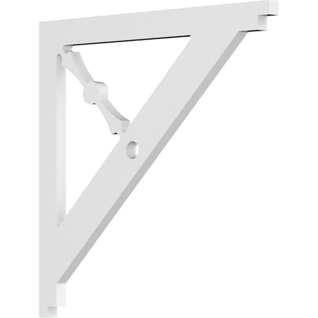 Artisan Architectural Grade PVC Bracket, 5/8W X 14D X 14H